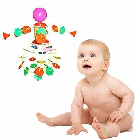Barodian's Multicolor Jhoer Hanging Toy for Newborns & Toddlers - Sweet Cuddles, Baby Mobile, Plastic 1