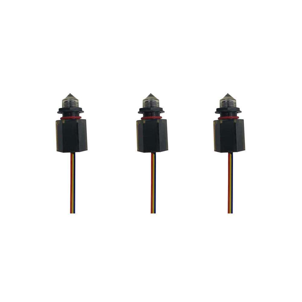 EPTTECH FS-IR1902D PNP-NO Optical Infrared Water Oil Fuel Fluid Diesel Liquid Level Sensor Switch 5 to 24VDC,Pack of 3 3