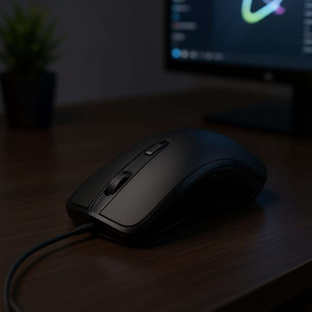 SNAPPSY Game Wired Luminous Mouse with USB Interface | Silent Precise Control for Desktop Computers, PC, Notebook, Office, and Gaming 4-Button 4