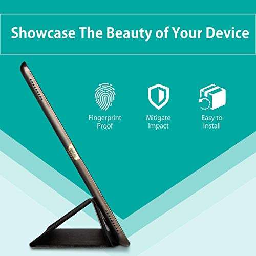 Terabyte Smart Trifold Hard Back Flip Stand Case Cover iPad 9.7 inch 2018/2017 5th 6th Generation 4