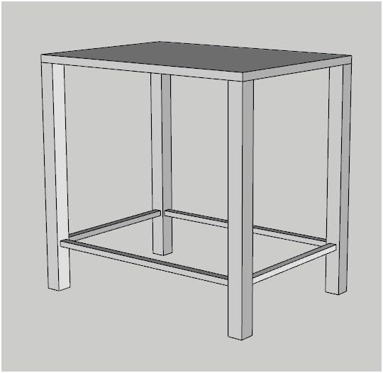 DG DEXAGLOBAL Stainless Steel Food Prep - Commercial Grade Work Table -NO Under Shelf 36�x24�x34� (LBH in Inch) 1