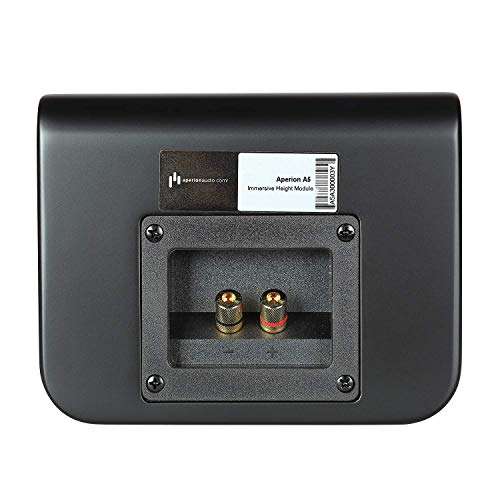 Aperion Audio A5 Immersive Height Module, Atmos Upfiring Enabled Speaker Pair (Stealth Black) 4