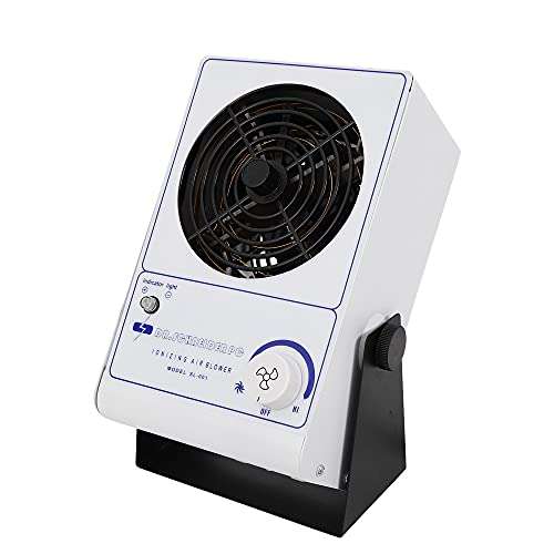 110V Ionizing Air Blower Fan Anti-Static Ion Blower Static Eliminator Ionizer ESD Fan 1