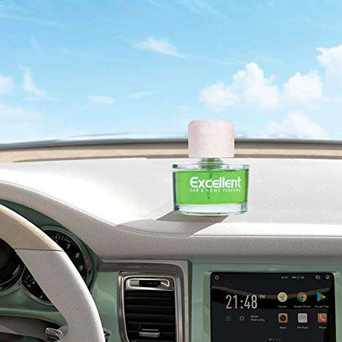 Tasotti Excellent Citrusland Push-Press Clever Wood Technology Car Air Freshener Perfume (60 ml) 6
