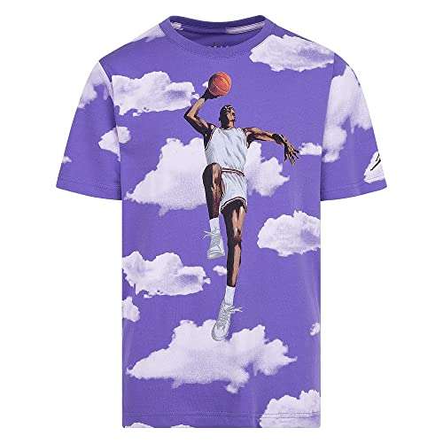 Jordan Boy's Line Up Stack (Big Kids) Psychic Purple SM (8 Big Kid) 1