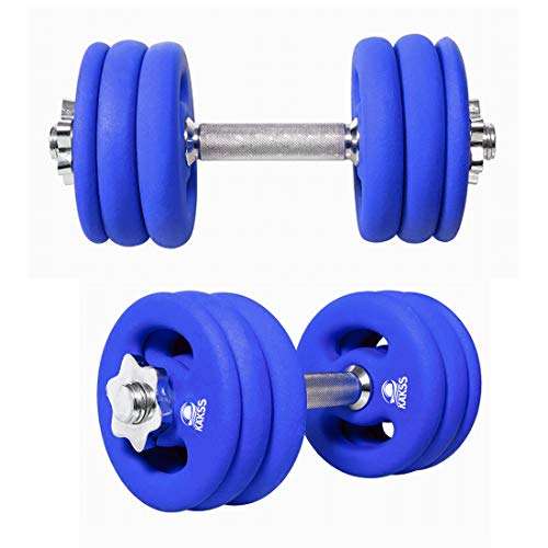 KAKSS NEOPHRANE Coated Weight Plates Adjustable Dumbbell Set (2kgX4pc) 1