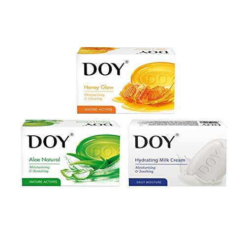 Doy Hydrating Milk Cream Soap, 125 g (Pack of 6) 6