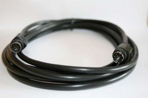 8 Pin Mini Din Male Male Cable 6 Ft in Black 4
