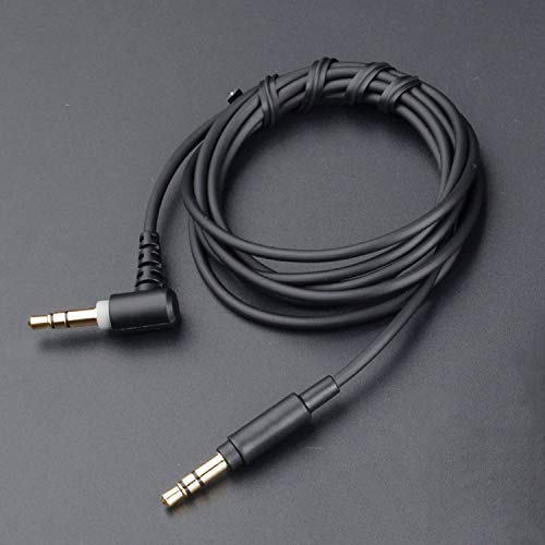 Tobysome Replacement WH-1000XM5 WH-1000xm3 Headphones Audio Cable Aux Cord Compatible with Sony MDR-10R / MDR-100ABN / MDR-1A / MDR-XB950B1 / MDR-1000X / MDR-1ADAC/WH-1000XM4 Headphones - Black 2