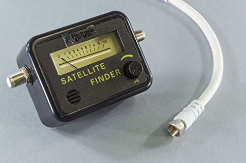 Analog Satellite Signal Finder Strength Meter with LNB to REC Connector and dB Level Control 5