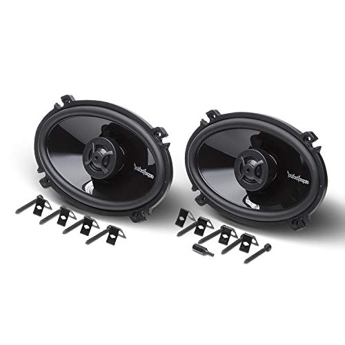 Rockford Fosgate P1462 Punch 4"x 6" 2-Way Coaxial Full Range Speakers - Black (Pair) 4