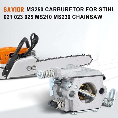 Savior MS250 Carburetor for Stihl MS250 Carburetor 021 023 025 MS210 MS230 MS 250 MS 210 MS 230 Chainsaw Replace WT286 1123-120-0605 3