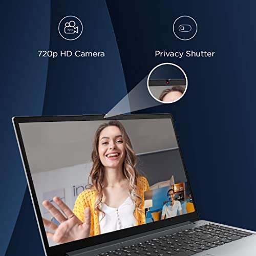 Lenovo Ideapad 3 AMD Ryzen 5 5500U 15.6" (39.62cm) FHD Thin & Light Laptop (8GB/512GB SSD/Windows 11/Office 2021/Backlit Keyboard/2Yr Warranty/Arctic Grey/1.65Kg), 82KU017KIN 4