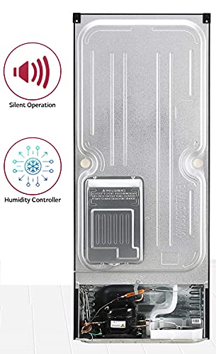 LG 260 L 2 Star Smart Inverter Frost-Free Double Door Refrigerator (GL-S292DPDY, Purple Dazzle, Convertible) 5