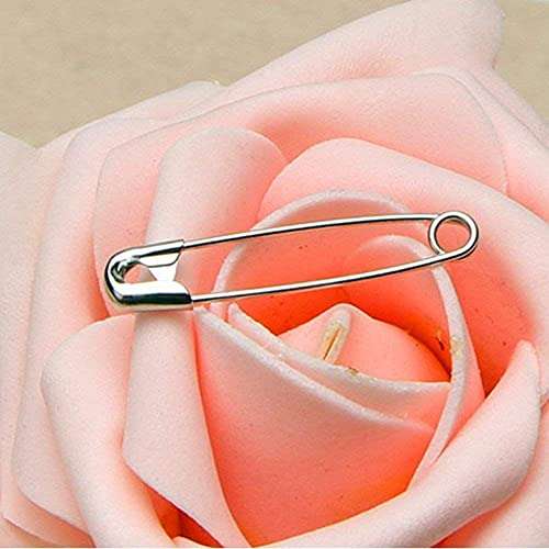 DIY Crafts CT-DIY-HI-52122 Extra Large 2" Safety Pins - Heavy Duty, Industrial Strength, Nickel Plated, Rust-Resistant Nickel Plated Steel 4