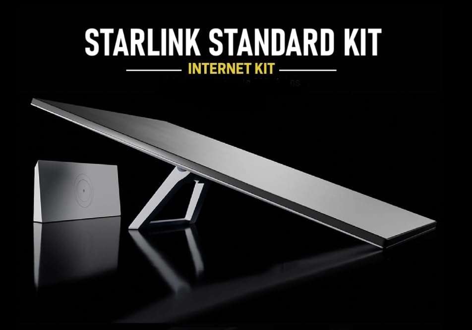 SpaceX Starlink Gen 3 Standard Kit: High-Speed, Low-Latency Internet (Latest Model) Ultra Portable WiFi Router - Elegant Design, starlink Travel Router WiFi 6, Satelital Connectivity 2