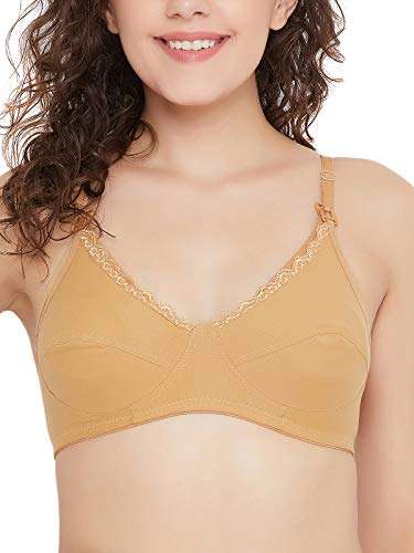 Clovia women's Cotton Maternity Bra (BR2086P2432B_Beige_32B) 1