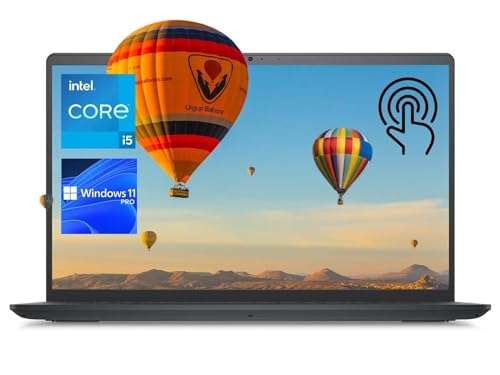 Dell Inspiron 3000 Series Laptop, 15.6" FHD Touchscreen, Intel Quad-Core i5-1135G7, 32GB DDR4 RAM, 2TB Storage(1TB SSD+1TB HDD), Webcam, SD Card Reader, Wi-Fi, Windows 11 Pro, Black 1