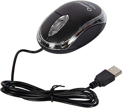 Shopage Quantum Qhm222 USB Mouse Black 3