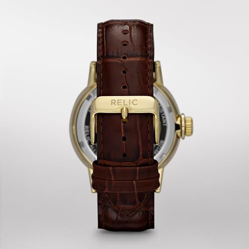 Relic Men's ZR77241 Analog Display Analog Quartz Brown Watch 3