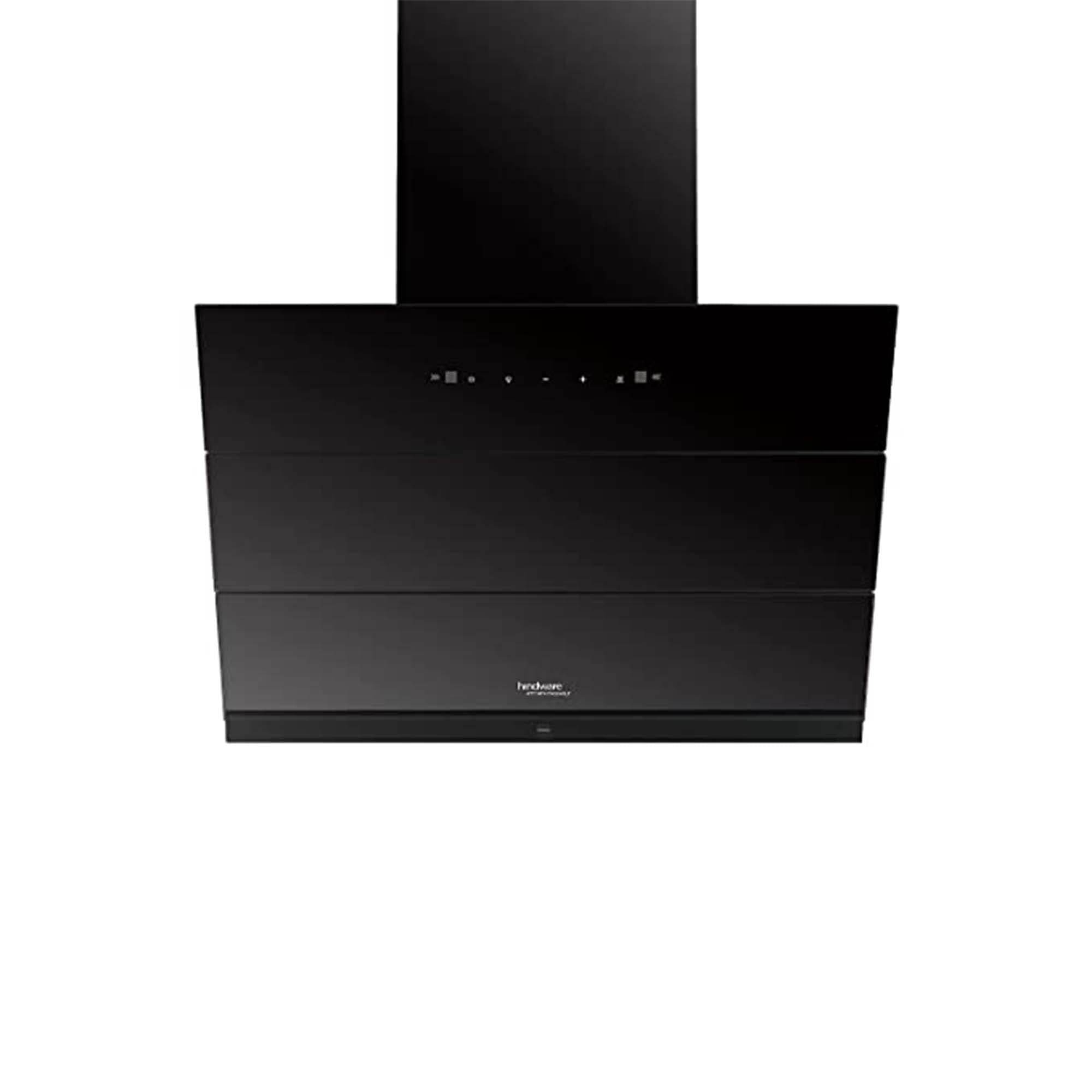 Hindware Skyla 90 cm 1350 m³/hr Auto-Clean Filterless Slant Kitchen Chimney (Touch Control, Black) 1