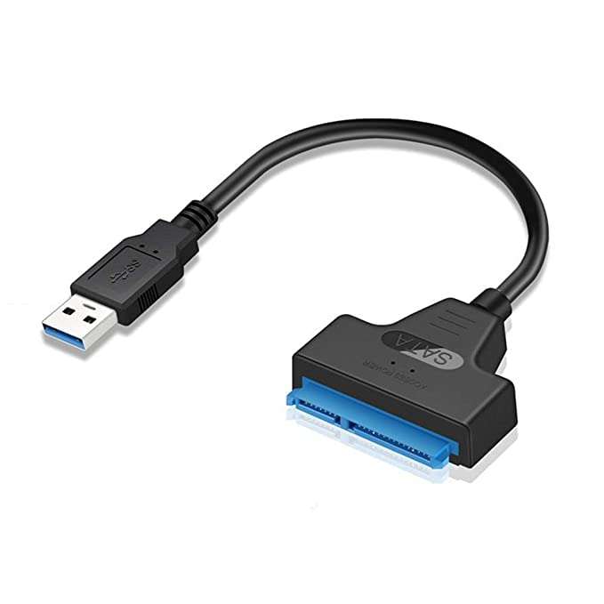 ULTRABYTES USB 3.0 to SATA Adapter Cable for 2.5 inch SSD and HDD, Support UASP USB Adapter (Black) 6