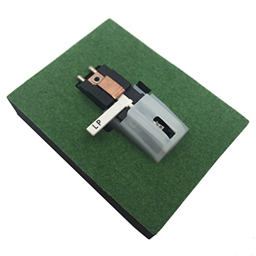 banpa Turntable Cartridge Replacement BP2ATC - with Two Side Red and Blue Diamond Tip for Vinyl LP/78 RPM Record Player 4