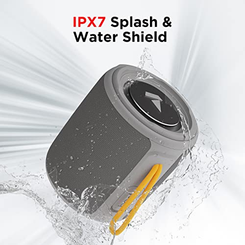 boAt Stone 352 Bluetooth Speaker with 10W RMS Stereo Sound, IPX7 Water Resistance, TWS Feature, Up to 12H Total Playtime, Multi-Compatibility Modes(Groovy Grey) 3