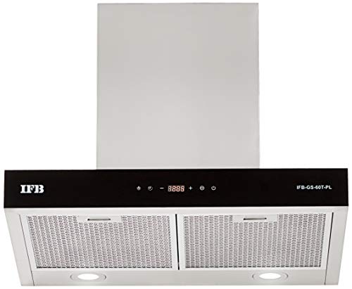 IFB 60cm 1050 m3/hr Chimney (GS-60T-PL, 2 Cassette Filters, Touch Control, Silver)