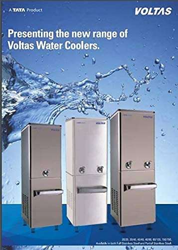 Voltas Normal & Cold-Water Cooler 20/20 FSS Storage Capacity -20 Liter and Cooling Capacity-20-Liter, Full Body Steel Made in India 3