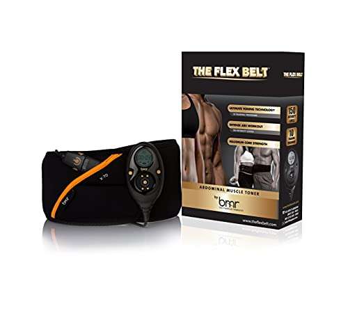 The Flex Belt Abdominal Muscle Toner , Black, 24"-47" 1