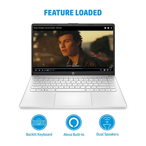 HP 14s,7c Gen Qualcomm Snapdragon, 8GB RAM/128GB Storage 14inch (35.6cm) FHD Micro-Edge Display/Alexa/Win 11/Backlit KB/Adreno 618 GPU Graphics/X15 LTE Modem/Dual Speakers/MS Office, 14s-eg0008qu 2