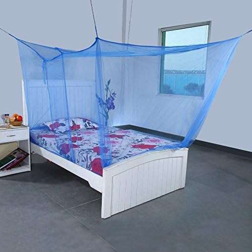 Mahdiya Popular Mosquito Net (Single Bed 3 X 6, Blue), Pack Of 1 3