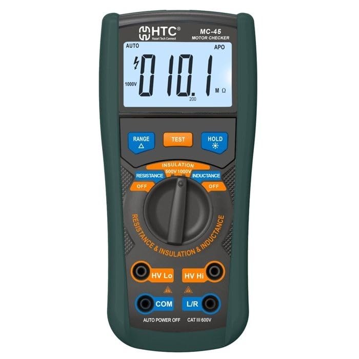 HTC MC-45 Professional Motor Winding Tester, Digital Multimeter with Insulation Resistance By NAAFIE 1