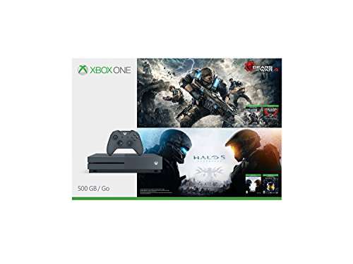 Microsoft Xbox One S 500GB Console - Gears of War & Halo Special Edition Bundle(Discontinued) 3