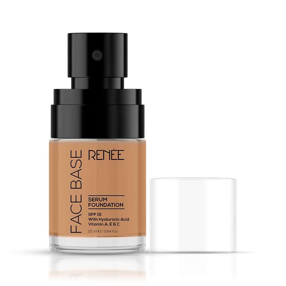 RENEE Face Base Serum Foundation -07 Regal 25 MlFace Base Illuminating Primer 20ml| Long Lasting & Highly Moisturizing Formula| Easy to Blend| Enriched with Maca Root| For All Skin Types 4