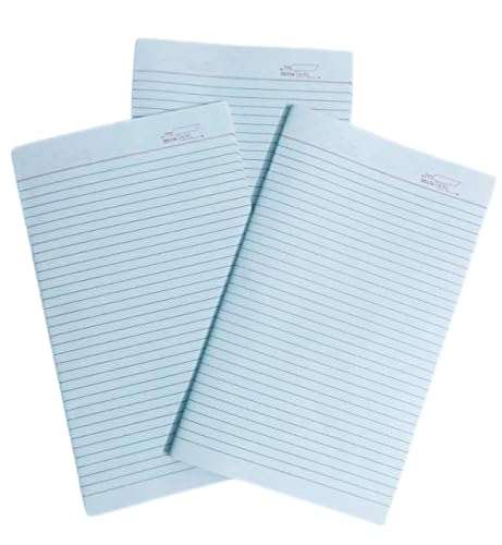 FIRST CLICK Student Answer Sheet Long [Both Side Ruled, Count 80 Sheets Without Fold with fold 160 Sheets 320 Pages- Pack of 1] Size 31.8 x 19.6 cm 2
