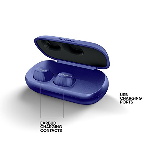 SOL REPUBLIC Amps Air 2.0 Waterproof Wireless Bluetooth Earbuds, blue 2