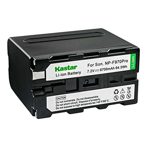 Kastar NP-F970 PRO Battery 3-Pack Replacement for CCD-TR1100E CCD-TR12 CCD-TR18 CCD-TR2 CCD-TR200 CCD-TR205 CCD-TR215 CCD-TR2200 CCD-TR2300 CCD-TR280 CCD-TR290 CCD-TR3 CCD-TR300 CCD-TR311 Camera 2