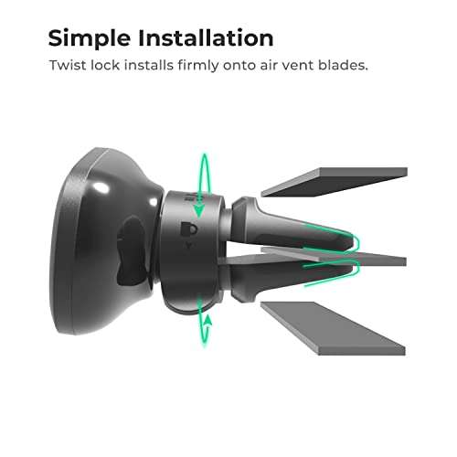 iOttie iTap 2 Magnetic Air Vent Car Mount Holder, Cradle for Samsung Galaxy S22, Google Pixel 7, Motorola Moto G, OnePlus 10, Sony Xperia & Other Android Smartphones & Other Smartphones 6