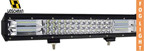 Woschmann Led Bar/Fog Light/Work Light Bar 84 Led 252 Watt 18 Inch Combo Beam Off Road Driving Lamp 1 Pc Universal Fitting Cars Tripple Row 1
