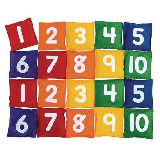 LYGER Educational Numbered Bean Bags, Number 1-10 | Pack of 10 (Multicolor) 5
