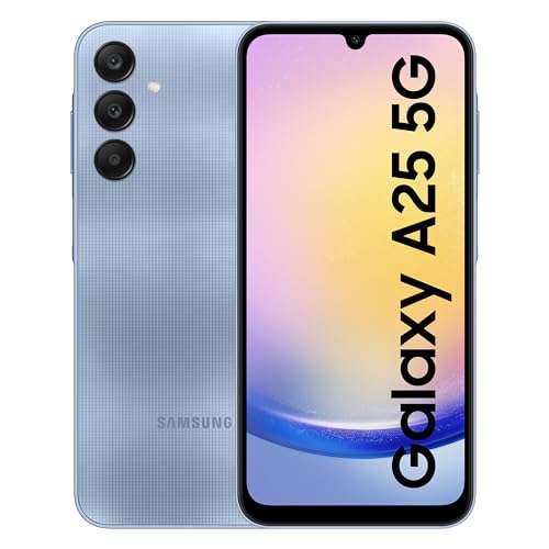 Samsung Galaxy A25 5G (Blue, 8GB, 256GB Storage) | 50 MP Main Camera | Android 14 with One UI 6.0 | 16GB Expandable RAM | Exynos 1280 | 5000 mAh Battery 1