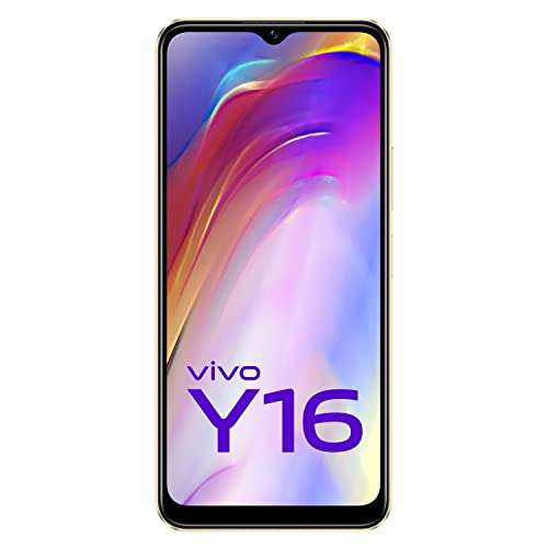 Vivo Y16 (Drizzling Gold, 4GB RAM, 128GB Storage) without offers 3