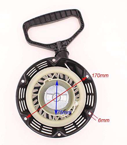 Recoil Starter Assembly Replace 751-10955, 951-10955 for MTD,Cub Cad,Troy Bilt Snowblower Yard Machines 2