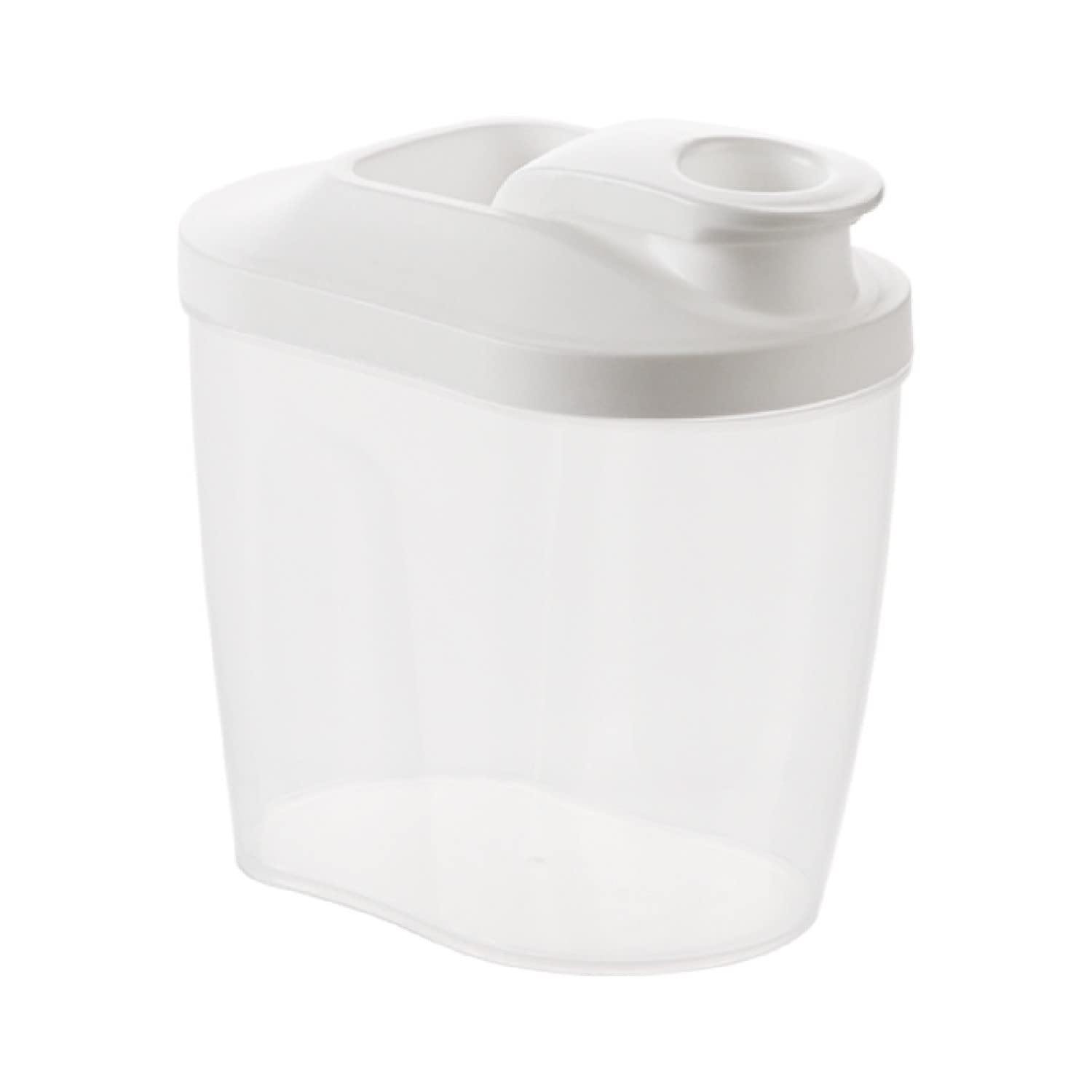 YANCI® Kitchen Pantry Storage Containers Coarse Cereals Storage Box Plastic Containers Sealed Cans Grains Kitchen Flip Food Storage Tank Airtight Boxes (1000 ml, Pack of 1) 1