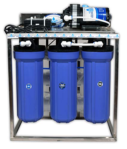 AQUA D PURE 25 LPH Commercial RO Water Purifier with Single Pump Purification, TDS Adjuster, Blue 1