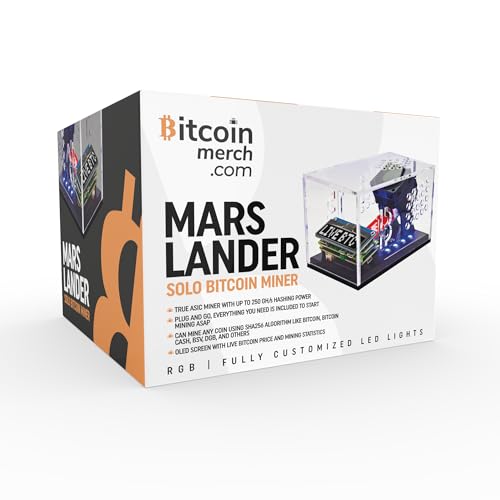 Bitcoin Merch® Mars Lander Solo Bitcoin Miner with Compac F- Up to 300GH/s 6