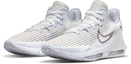 Nike Men's Lebron Witness 6 Summit White/MTLC Pewter (CZ4052 102) - 12 4