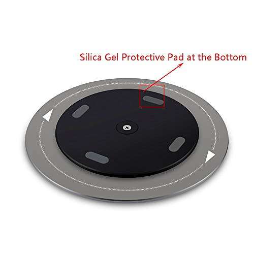 hokistudio 360° Aluminum Rotation Monitor Swivel Stand for Apple iMac All in one Computer Dock Laptop Screen Base Disply Rotating Mount 6